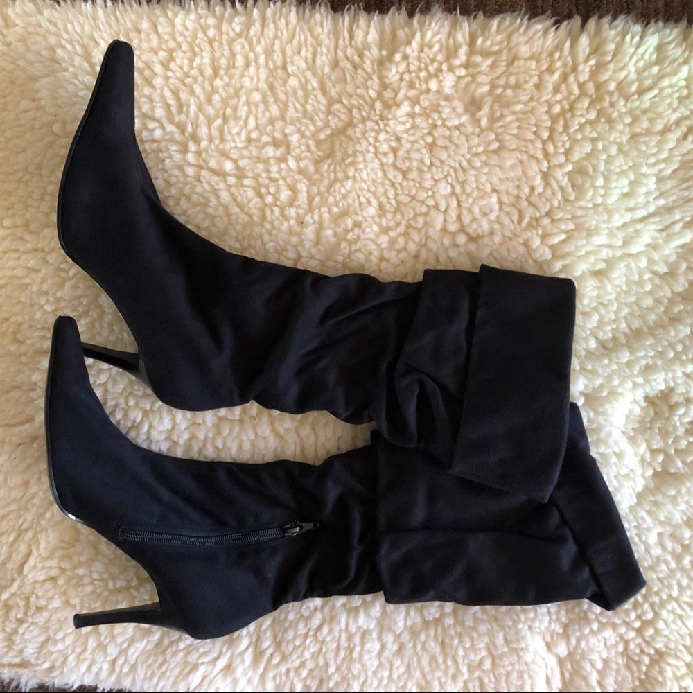 Sweetness Black Healed Boots Size 7.5M